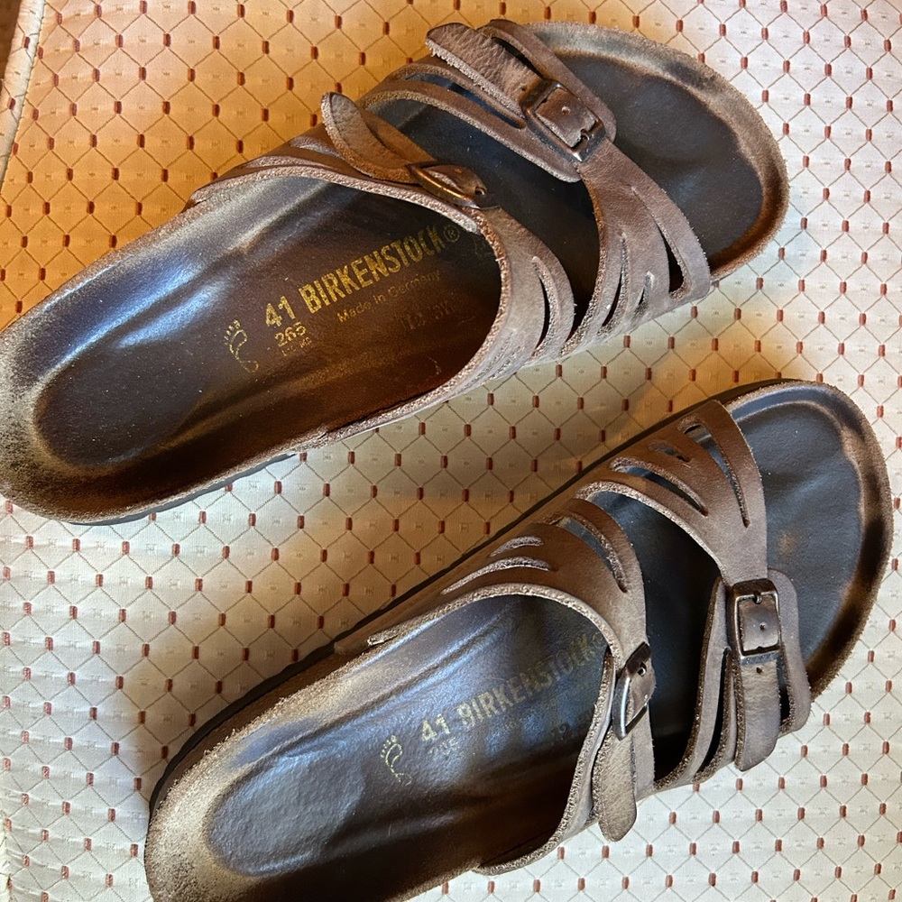 Birkenstock Tan Leather Sandals